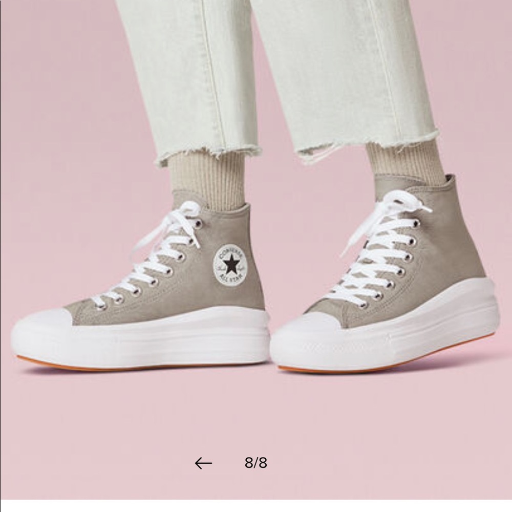 Chuck Taylor All Star Move Platform Seasonal Color, Slate color , size 5